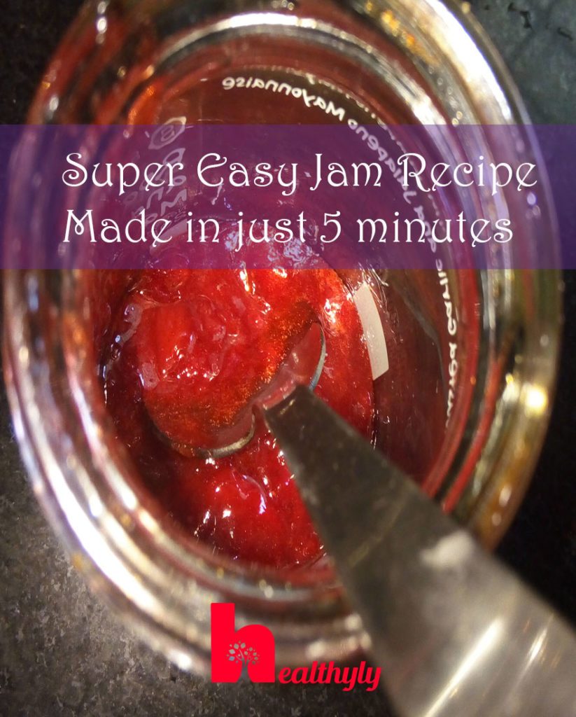 strawberry jam made in 5 minutes