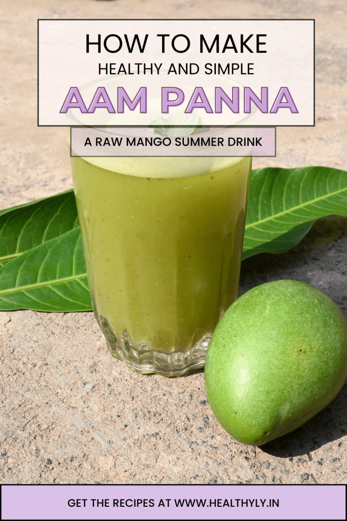 Raw mango summer drink