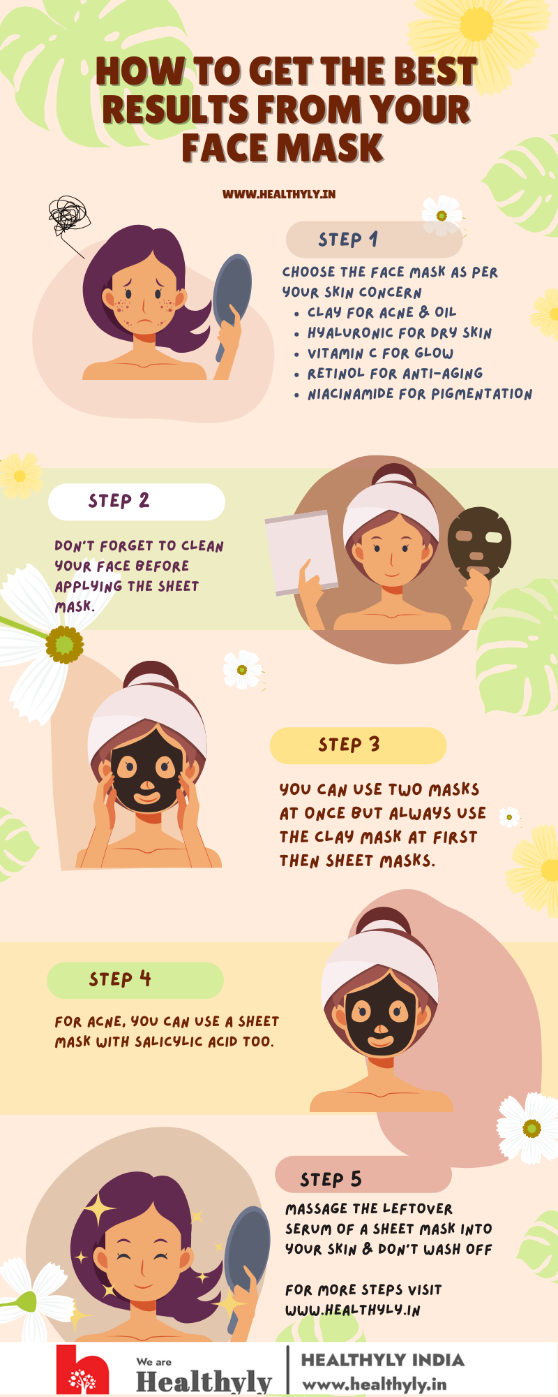face mask steps you need to consider for maximum benefits 