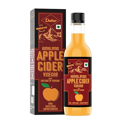 Apple cider vinegar with mother for DIY toner