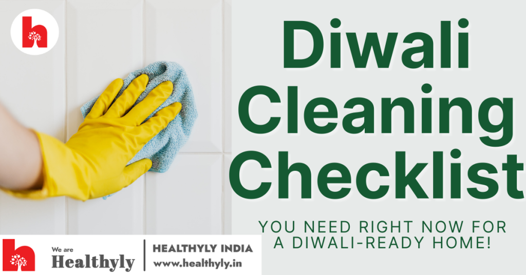 Diwali Cleaning Checklist for easy diwali cleaning