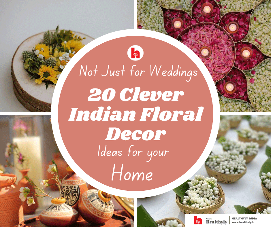 how to decorate an Indian home with flowers