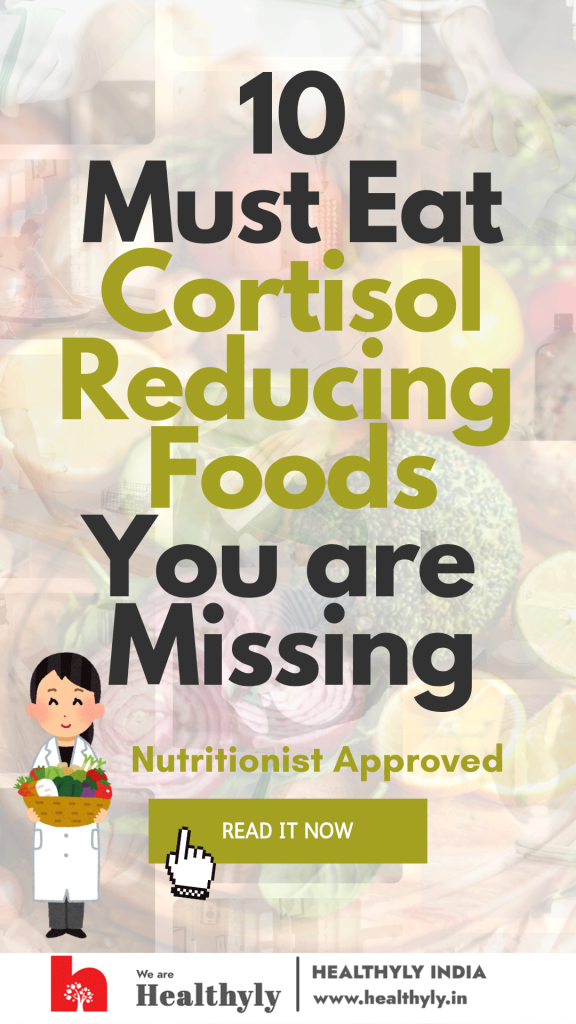 cortisol reducing foods that are vegetarian 